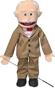 25 Pops Peach Grandfather Full Body Ventriloquist Style Puppet