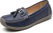 [WOFANLULY] Women's Loafer Comfortable Soft Sole Bow Tie Moccasins Slippers