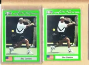 Zina Garrison-2 Card Lot-1991 NetPro TS Rookie+1991 NetPro TS Rookie-WTA-NMMT
