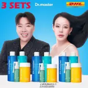 3X Dr.Master Vital Set 4 In 1 Shampoo Herbal Premium Healthy Scalp Stronger Hair