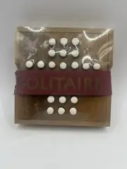 Wooden Solitaire Board Game Europe Board Game Set Single Chess Toy Family Board