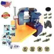 4.5" Portable Dual Installation Work Bench Vise - 270° Rotation for Versatility
