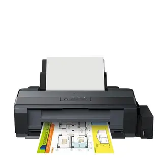 EPSON L1300 A3 四色單功能原廠連續供墨印表機 +一組(2黑3彩)墨水 升級二年保固