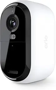 Essential Security Camera HD | Indoor - Outdoor | 2nd Gen | Wireless with Spotlight, 2-Way Audio, Color Night Vision, Live Stream, Motion Activiation, Real Time Notifications - White, 1 Cameras