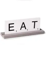 Bey-Berk Eat Scrabble Design Sign NoSize NoColor