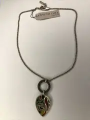 Vintage Kenneth Cole Stained Glass Style Enamel Necklace