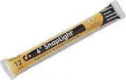 Cyalume Yellow Emergency Glow Sticks - Premium 6” SnapLight Survival Glow Sticks with 8 Hour Duration for Use as Emergency Flares and Hiking Safety Gear (Bulk Pack of 20 Safety Glow Sticks)