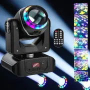 150W LED Moving Head Light Beam GOBO Patterns Prism RGBW DMX DJ Disco Show Stage