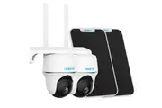 Reolink Wireless Security Camera Outdoor 4G PTZ Go PT Plus with Solar Panel (2 Pack)