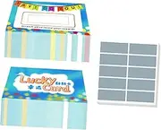 SHINEOFI Rainbow Paper Cards 1 Set Festival Greeting Cards DIY Scratch Off Stickers for Birthday Celebrations