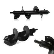 80 x 600mm Power Garden Auger Earth Drill Bit Post Digger Planter Outdoor