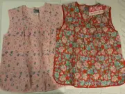 NEW WITH TAGS LOT OF TWO Vest apron smock grandma collectible kitchen textiles