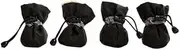 ＫＬＫＣＭＳ Adjustable Dog Booties for Outdoor Activities - 4 Pack, 1 Black 3.5cmx2.5cm, 6 Pcs