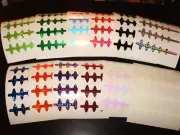 Hagen's T3 Trolling Spoon Series Ladderback Die Cuts 12 PACK Fishing Lure Tape