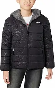 [Eddie Bauer] Kids Reversible Plush Hoodie Jacket
