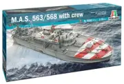 Italeri: 1/35 M.A.S. 563/568 With Crew - Model Kit