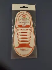 Coolnice Original Good-Bye Tie 6+6 White Silicone laces New Shoe Sneaker