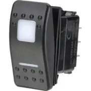 Narva Rocker Switch Illuminated 12/24V Red On Off On 63168BL