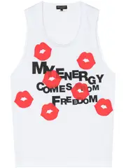 [COMME des GARCONS HOMME PLUS] Graphic Tank Top
