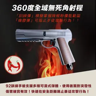 【凱騰】SE-999M 長距離非致命性 BB槍-92型執行者1911.5 訓練手槍(訓練彈/辣椒彈/橡膠彈)