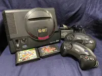 在飛比找Yahoo!奇摩拍賣優惠-SEGA MEGA Drive MD 、原廠手把*2、副廠手