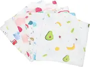 GLSTOY 6pcs Towel Newborn Washcloths Burp Cloths Newborn Face Towel Newborn Bibs Hair Washcloth Muslin Cloth Towels for Infants Bib Cotton