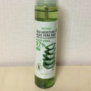 BLUMEI 蘆薈噴霧 97% 蘆薈 保濕噴霧 防曬鎮定 保濕修復 120ML Korea 2022/07/28到期