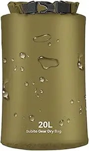 [Generic] Dry Bag,Roll Top Sack | 3L/5L/12L/20L/35L Waterproof Dry Bag Roll Top Lightweight Sacks for Boating Kayaking Camping Beach for Women Men