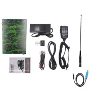 VV-898SP Dual-Band Mobile Radio Transceiver 25W 12000mAh Battery 136-174MHz 400-470MHz USB FM Receiver