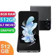 Samsung Galaxy Z Flip 4 5G (512GB, Graphite) - Refurbished (Excellent)