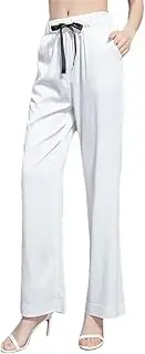 [Generic] Harem Pants for Women Clothes High Waisted Casual Pants Women Belt Loose Straight Trousers