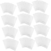 MAGICLULU 100Pcs Transparent Adhesive Packing List Envelopes Clear Shipping Pouches with Window for Easy Document Visibility Self Seal Mailing Holders for Invoices and Shipping
