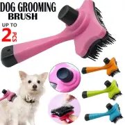 Grooming Brush For Dog Cat Deshedding Tool Rake Comb Fur Remover Reduce Pet Hair