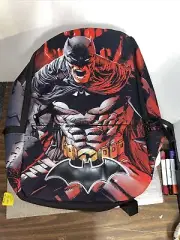 Batman Backpack DC Comics Full Size Canvas Book Bag BACK TO SCHOOL