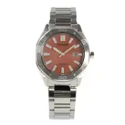 CITIZEN BM7630-80Z BM7630 BM Eco-Drive Quartz Analog Orange Silver