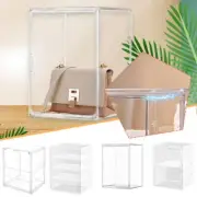 Acrylic Display Box Figurine Display Case Transparent Storage Box✨y D1P0