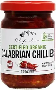 Chef's Choice Organic Calabrian Chillies 135 g