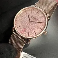 在飛比找樂天市場購物網優惠-COACH手錶,編號CH00201,36mm玫瑰金圓形精鋼錶
