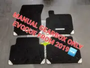MANUAL ONLY NEW GENUINE LAND RANGE ROVER EVOQUE 2019 ⏩️ LUXURY CARPET MATS