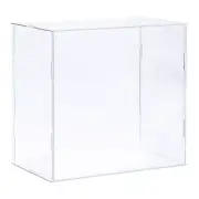 Acrylic Display Case Plastic Box Cube Storage Box Transparent 26x16x25.5cm