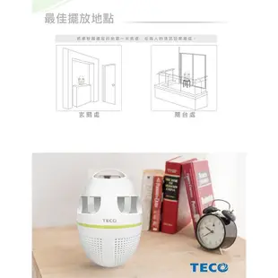 〔家電王〕TECO 東元 LED吸入式捕蚊燈 XYFYK5623，吸入式 省電環保 小夜燈不刺眼 安靜無噪音，捕蚊達人