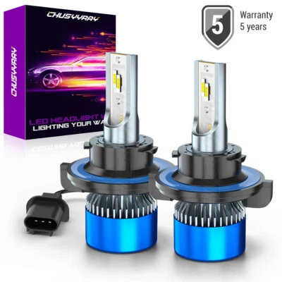 LED Headlight Bulbs H13 9008 for Ford F150 04-2014 High Low Beam 3000LM 100W (for: Ford)