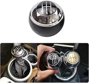 Kakulkomen 5/6 Speed Car Gear Knob Gear Stick Hand Ball for Mini R50 One D R52 R53 Cooper S 3-Door 2001 2002 2003 2004 2005-2008 (5 Speed)