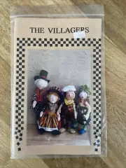 Vintage Doll Pattern Uncut "The Villagers" by Sally Lampi UNCUT