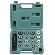 20pcs Valves Seat Reamer Mi-ni Motorcycle Valves Repairing Displacement Cutters Valves Tool Set dark green