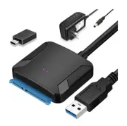 SATA to USB 3.0 Adapter For External Hard Drive for 2.5" 3.5" HDD, SSD