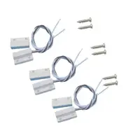 3 Sets of Sensor Alarm Magnetic Reed Switch MC-38B NC and NO Embedded Magneti...