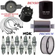 Tune Up Kit Filters Cap Wire Spark Plugs For GMC G1500 V8 5.0L 1994-1995