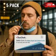 5Pk Juschek Rapid Antigen Self Test Kit Nasal COVID-19 [06/2026 exp]