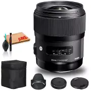 Sigma 35mm f/1.4 DG HSM Art Lens for Canon EF Standard Kit